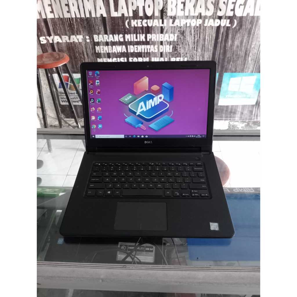 Laptop dell inspiron 14 core i3 second