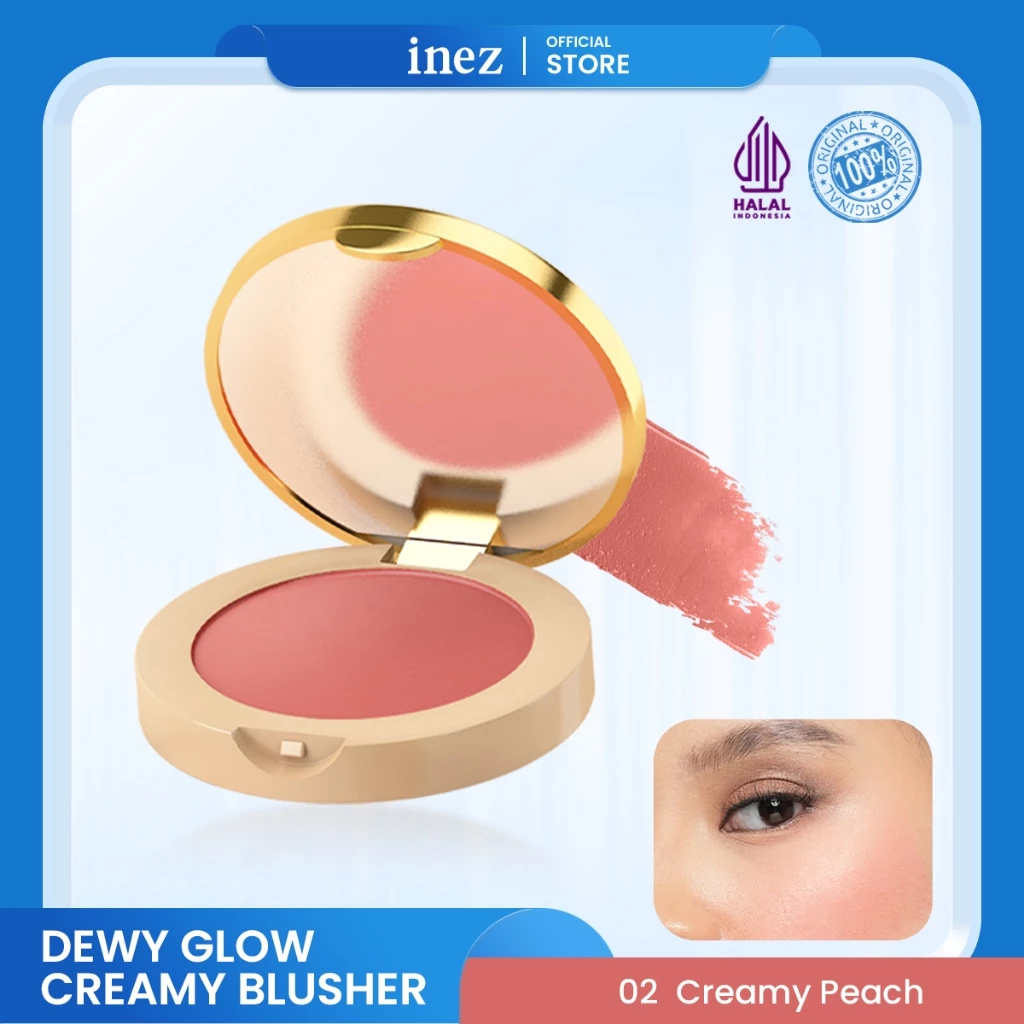LADY LOOK | Inez Cosmetic Dewy Glow Creamy Blusher Series