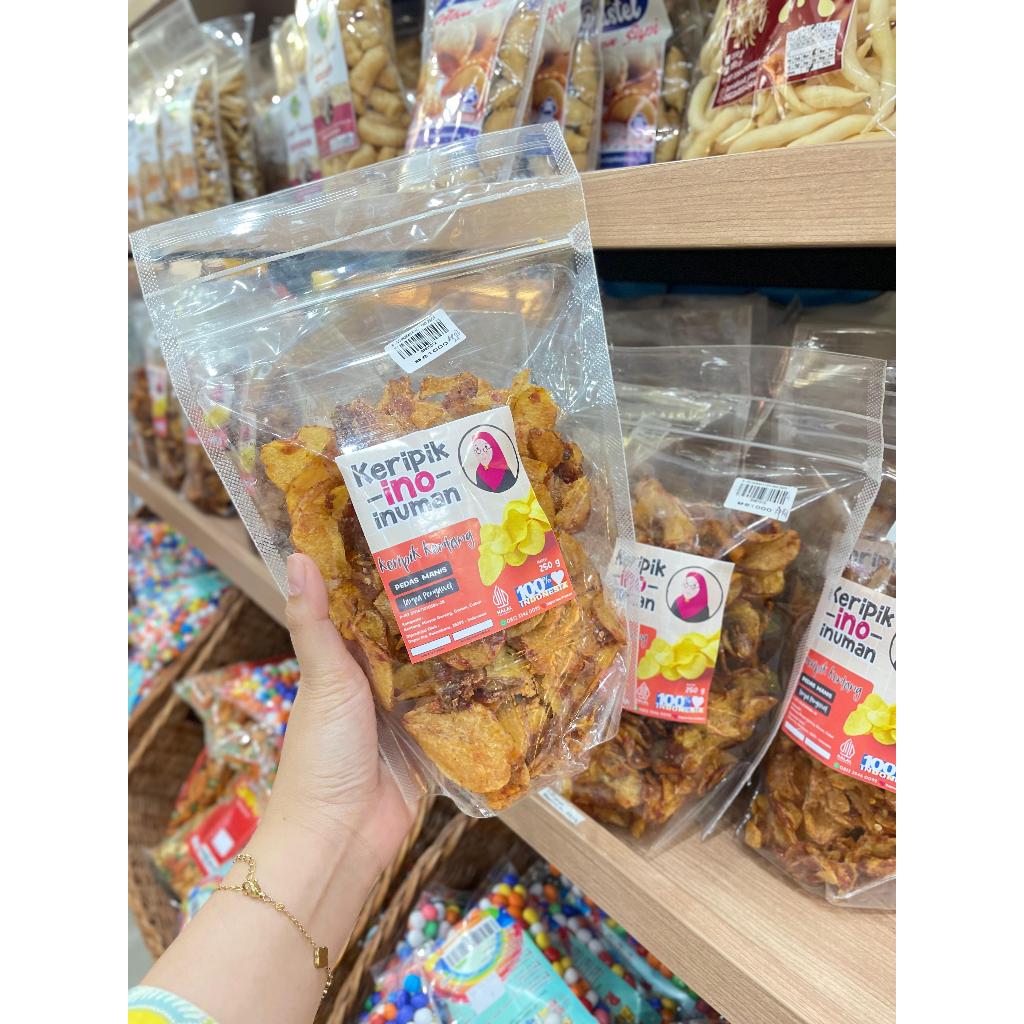 

Keripik Ino-inuman Pedas Manis