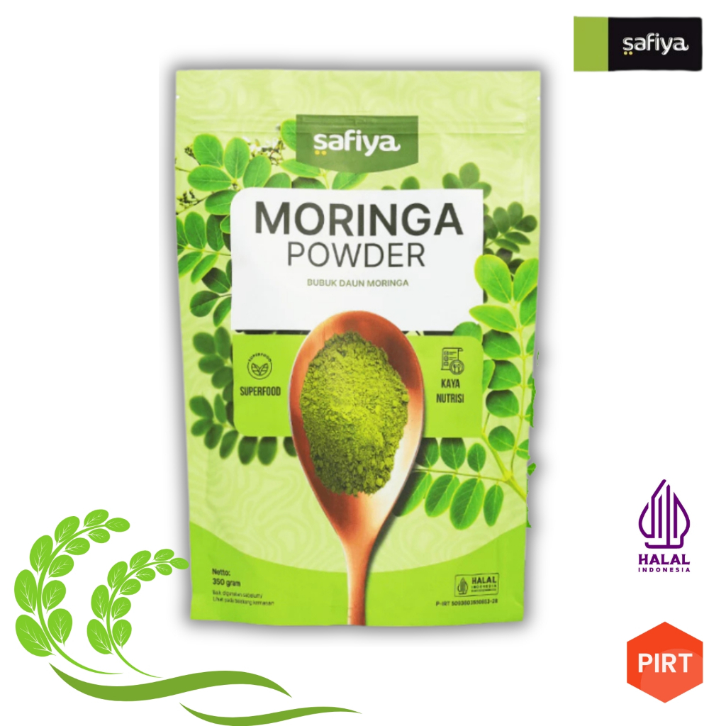 

Safiya Daun Kelor Moringa Bubuk Anti Oksidan Sumber Mineral Anti Penuaan Dini