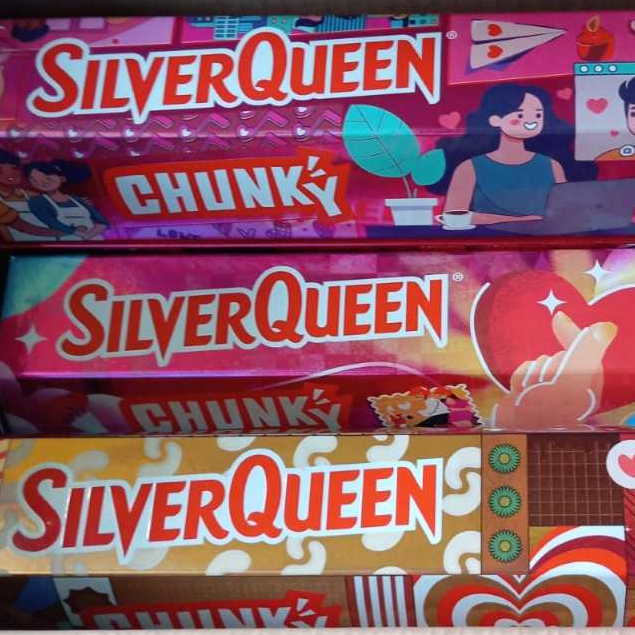 Silverqueen  Chunky KING 1kg Loves All Of You Coklat Special Valentine