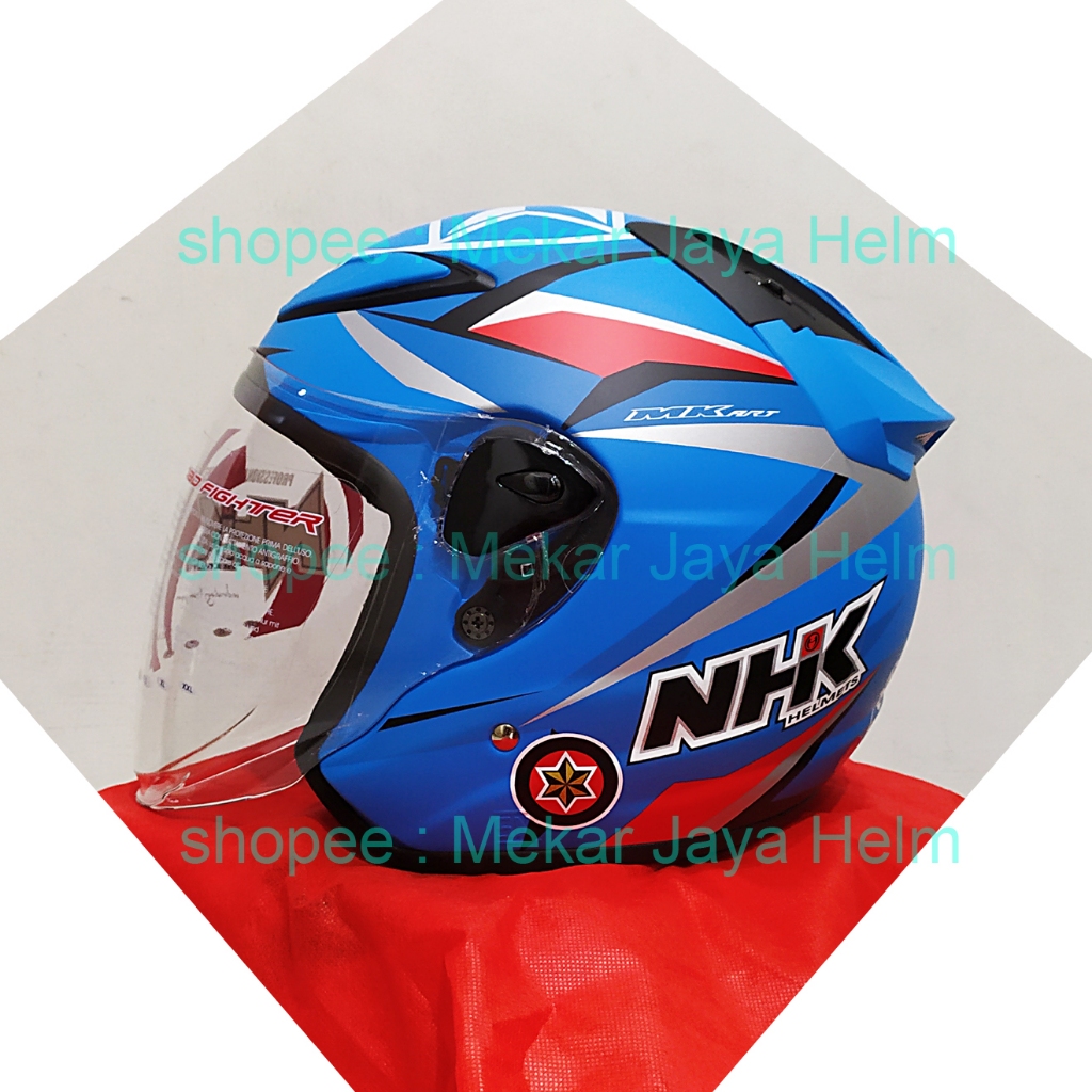 Helm NHK R6 Special Edition ESTRELLA GALICIA EDITION - BLUE DOFF ESTE