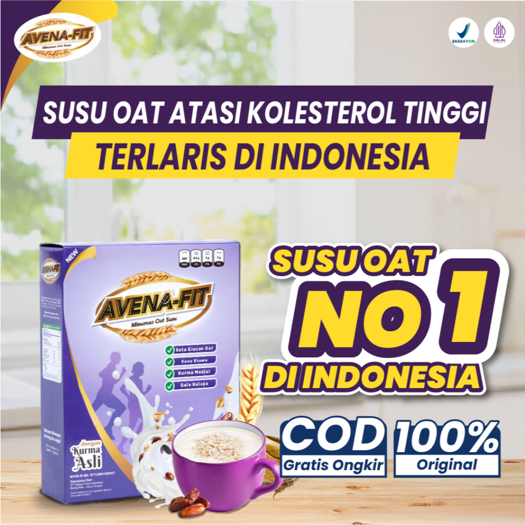

Avena-Fit - Pilihan Tepat untuk Mengontrol Kolesterol dan Menjaga Kesehatan Jantung dengan Aman