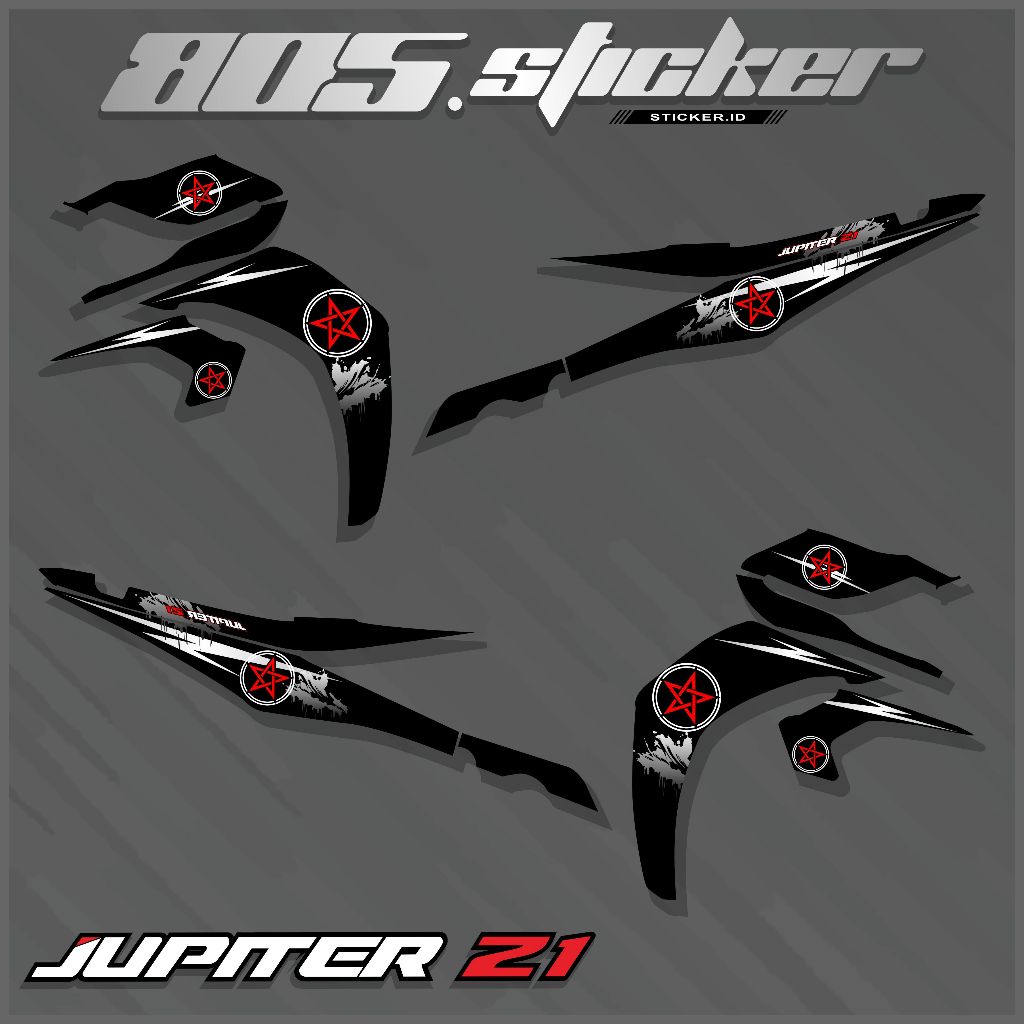 STIKER JUPITER Z1/STRIPING VARIASI JUPITER Z1 GRAFIS TERBARU/STIKER MOTOR JUPITER Z1 RACING