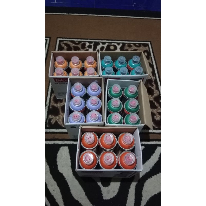 BELAZO 300ML SPRAY PAINT / CAT SEMPROT MURAL DAN GRAFFITI / CAT SEMPROT PILOX MURAH