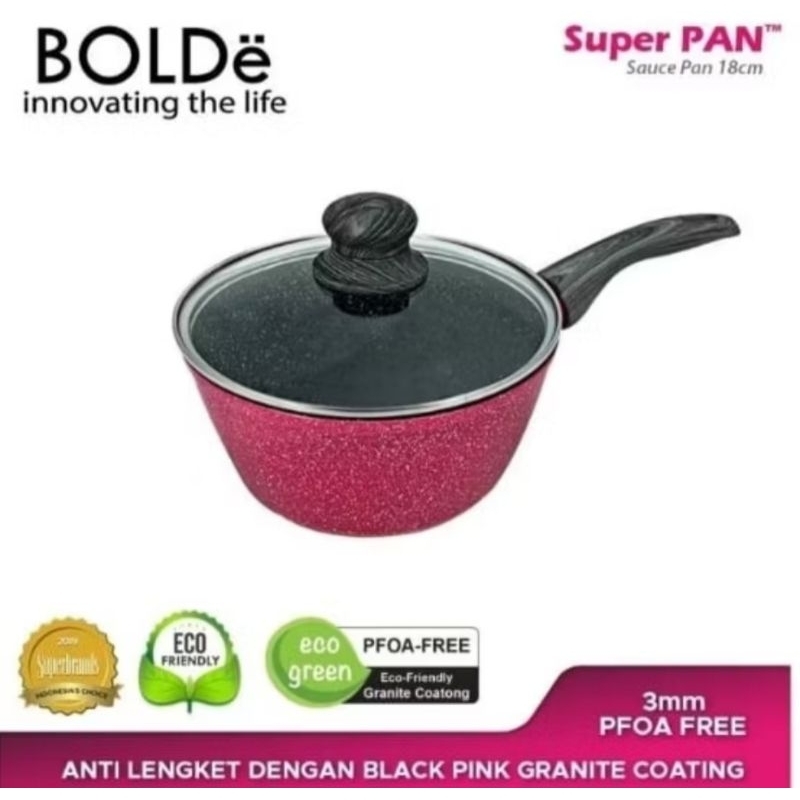 Bolde Super Pan Black Pink granite series BATAM