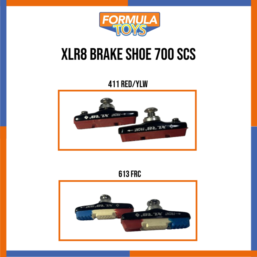 KAMPAS SEPATU PAD KARET REM SEPEDA ROAD BIKE SEPEDA XLR8 BRAKE SHOE 700 SCS