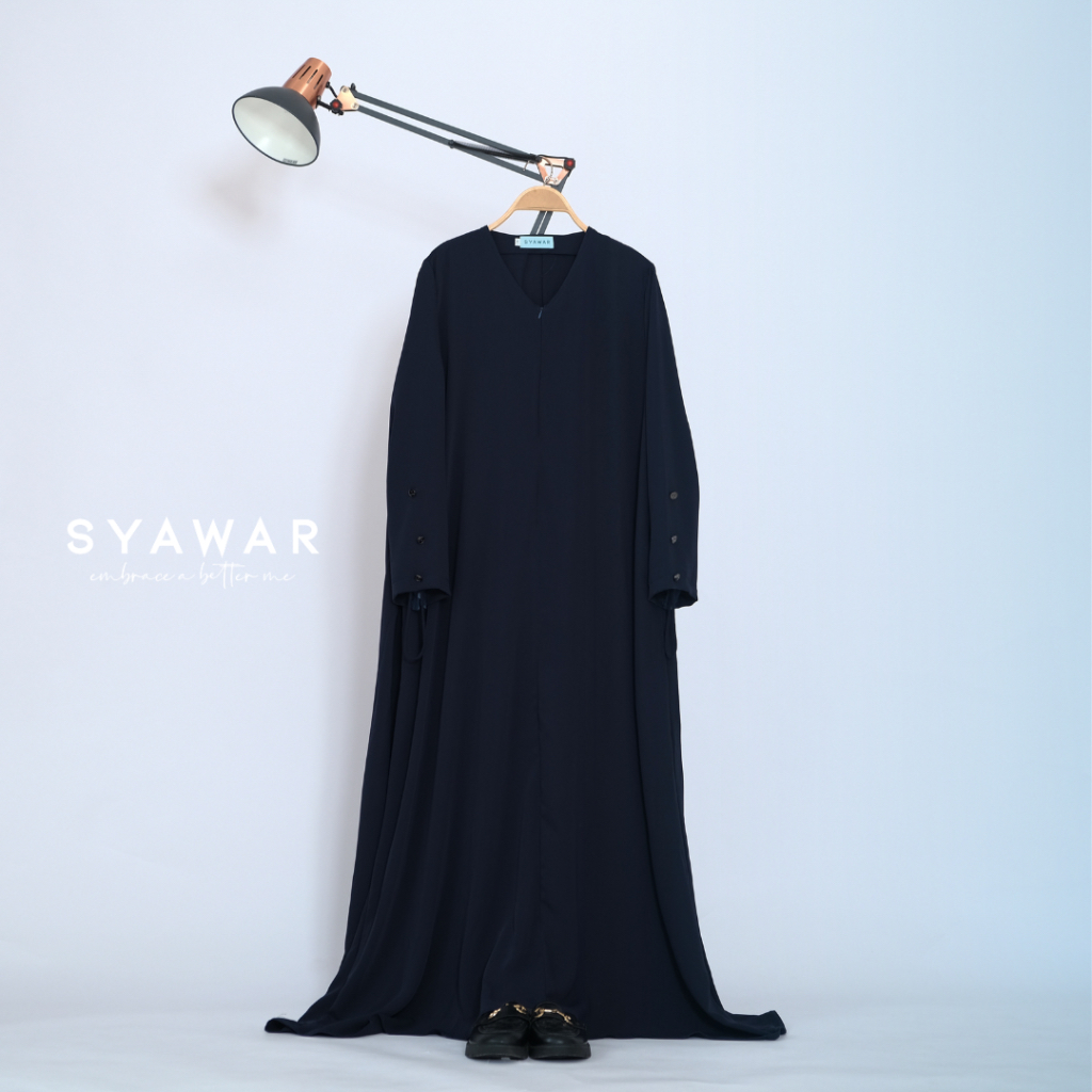 SYAWAR Khadija Abaya MINA Anti-UV | Dress Mina Anti UV | Gamis Umroh Haji