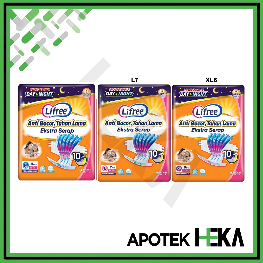 Lifree Popok Perekat - Popok Dewasa Lansia [BOGOR]