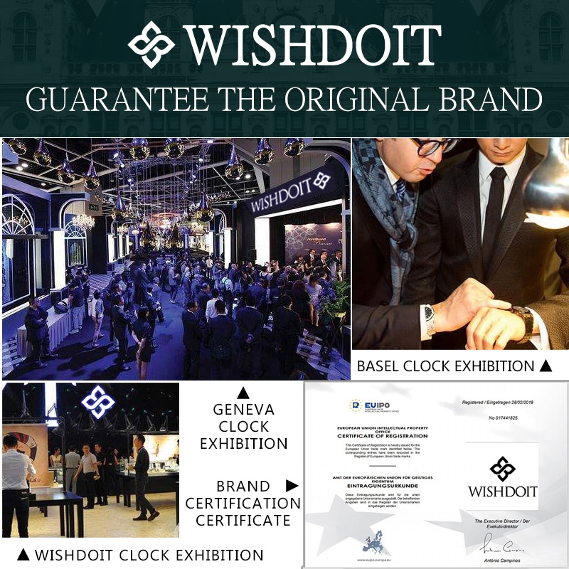 limited wishdoit jam tangan pria anti air asli kalender bercahaya 2025 terbaru mewah bisnis baja