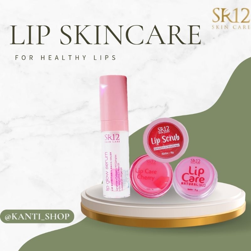 LIP CARE SR12/LIP SCRUB SR12/LIP SERUM SR12//PERAWATAN BIBIR PELEMBAB UNTUK MELEMBABKAN DAN MENGATAS