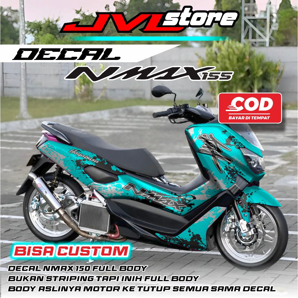 Decal Sticker Nmax Old 2015-2019 Fullbody Decal Sticker Nmax Old 2015-2019 Motif Sakura