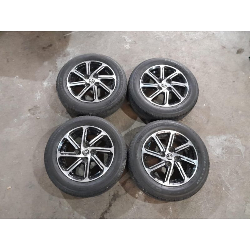 VELG SECOND ORI CALYA R14 PCD 4X100 BAN GT RADIAL 175/65 R14