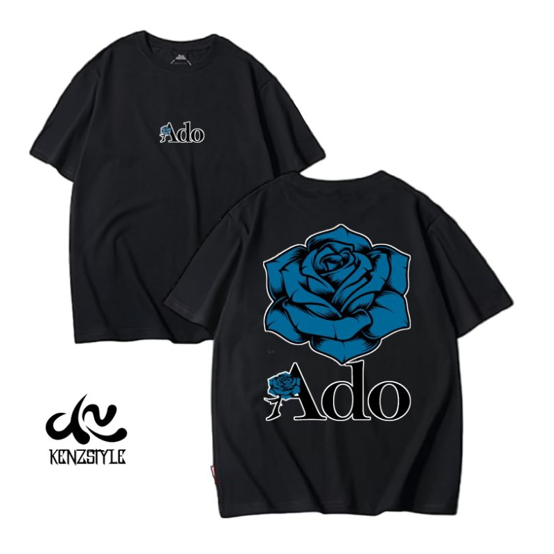 Kaos Flower Ado Simbol Flower Ado Utaite Jpop Jrock Music Ost Anime jepang Ado T-shirts Kenzstyle