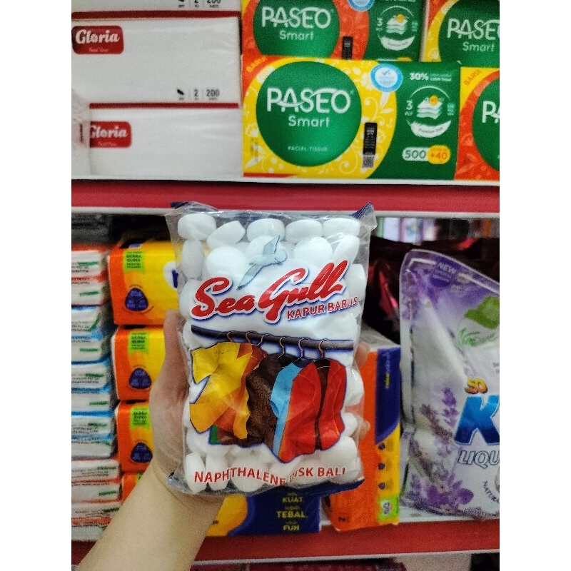 Kapur Barus Seagull Putih 300 Gr