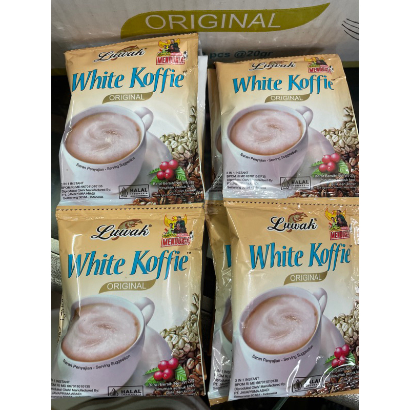 

kopi luwak white coffee 20rcg x 20gr