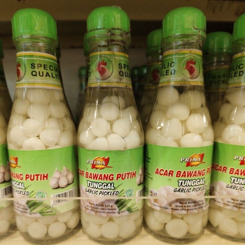 

prima acar bawang putih tunggal 125gr garlic pickled