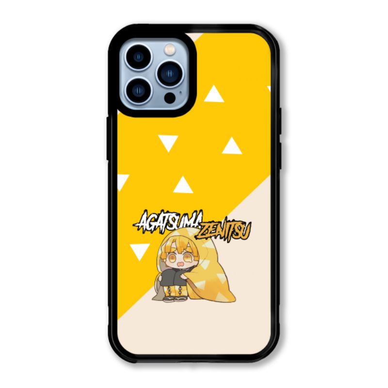 Case Casing Softcase Custom iPhone 11 12 13 14 15 16 Pro Promax Agatsuma Zenitsu