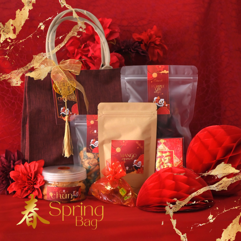 

SPRING CNY Hampers CARAMEMELLE Chinese New Year Imlek 2025 Premium Hamper Gift GiftSet