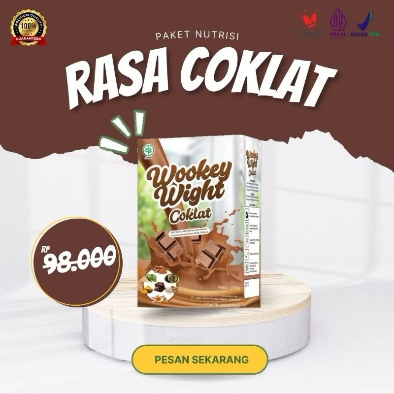 

TERBARU RASA COKLAT Susu Penggemuk Badan Dan Penambah Berat Badan Dan Penggemuk Badan Permanen Penambah Nafsu Makan Alami Original