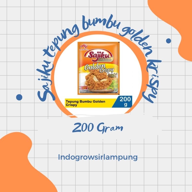 

sajiku tepung bumbu Golden Crispy 200g