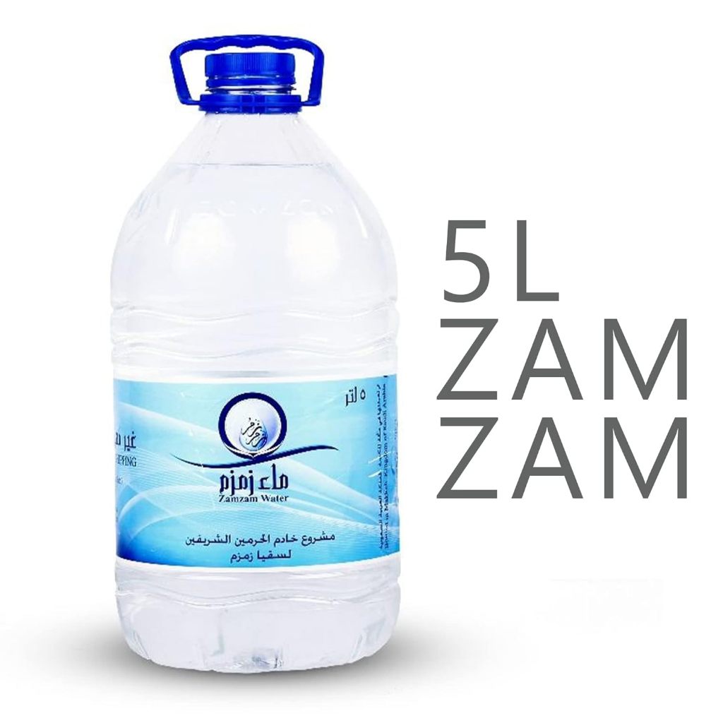 

AIR ZAMZAM ZAM ZAM ZAM-ZAM BARCODE / TAG BAGASI ASLI 100% SAUDI 5 LITER 5L REAL DIJAMIN ASLI