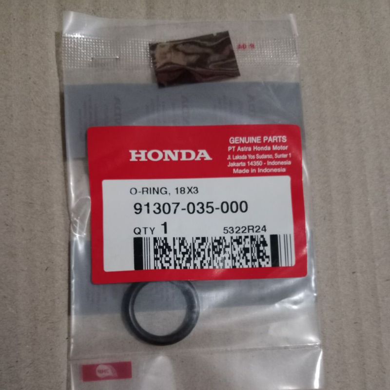 AHM 91307-035-000 Oring tutup oli atas universal