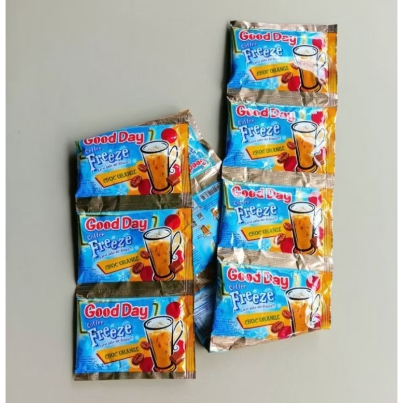 

Good day Freeze Choco Orange 1 renceng isi 10 sachet