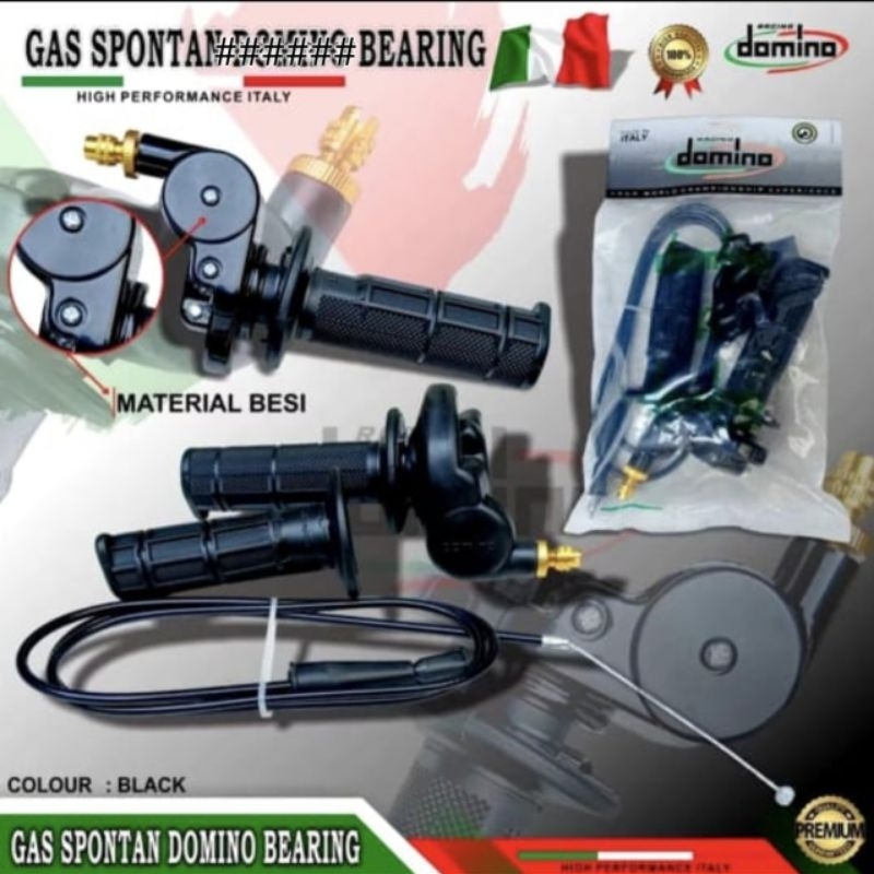 Gas spontan 1 kabel lengkap grip universal motor matic