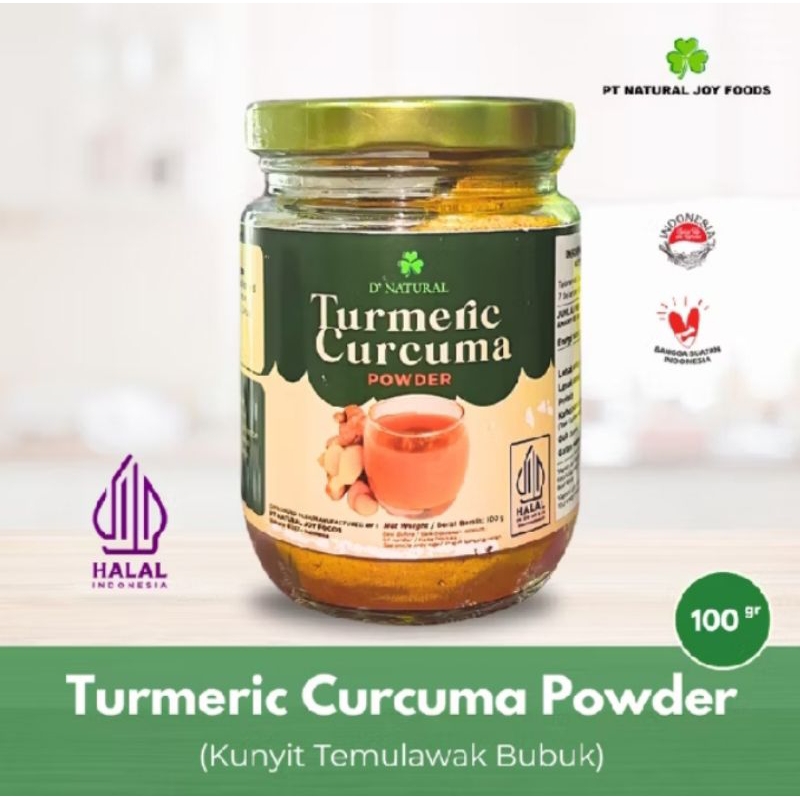 

Temulawak Kunyit Bubuk Asli Murni Tanpa Campuran, Tanpa Pengawet - 100 gr