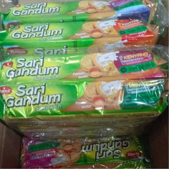 

ROMA GANDUM COKELAT/PEANUT BUTTER