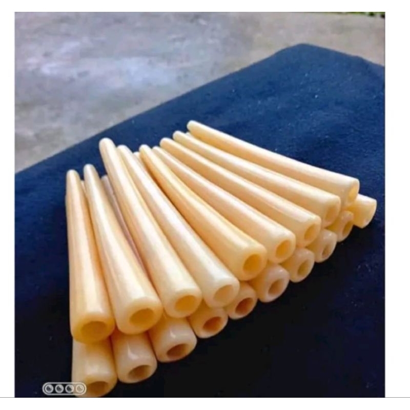 once pipa tuljah bulat longsize jumbo p13-14cm cristal