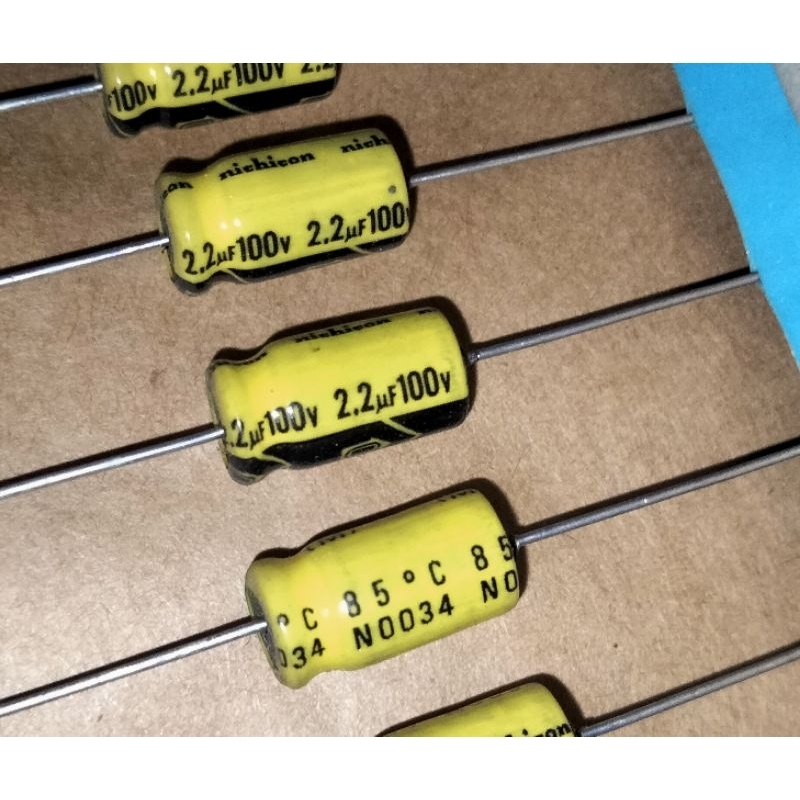 ELCO CAPASITOR AXIAL 2,2uf 100v ori NICHICON