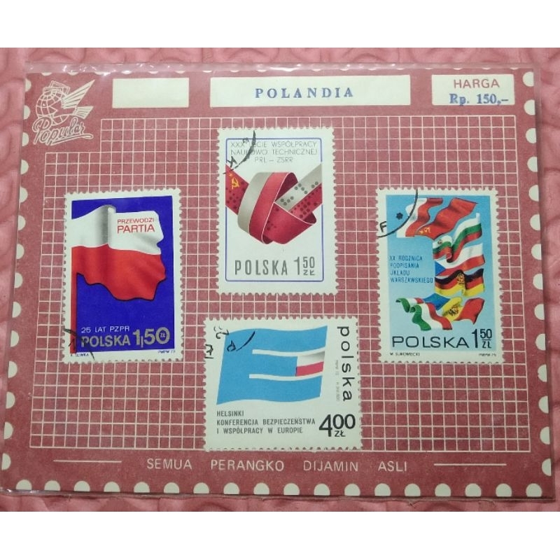 

Prangko Lawas LN Polandia 4 Keping