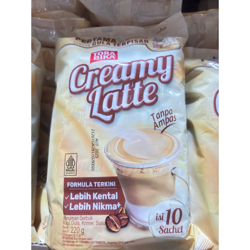 

Torabika Creamy Latte Kemasan Pack 220gr