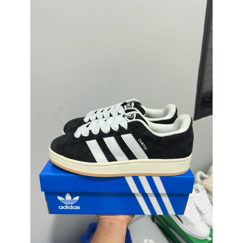 Sepatu Adidas Campus Black White 100 % BNIB