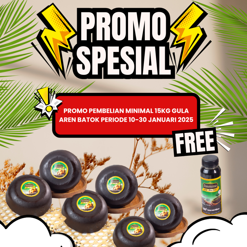 

PROMO,GULA AREN,GULA BATOK AREN jasmine aren PREMIUM 1000 gram MURNI DAN ASLI
