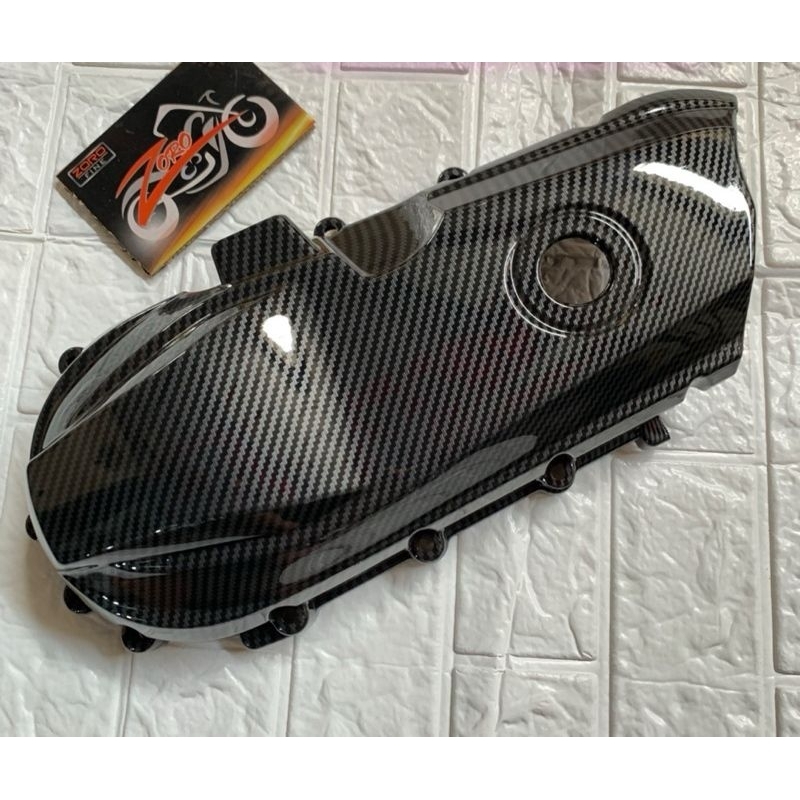 Cover Tutup Cvt Beat Fi Beat Lama Karbu 2008-2015 Karbon Zoro