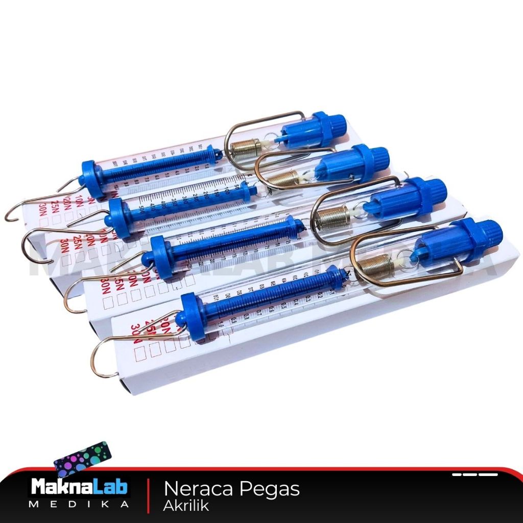 Neraca Pegas Tubular L Timbangan Pegas Skala L Spring Dynamometer / Neraca Pegas Peraga