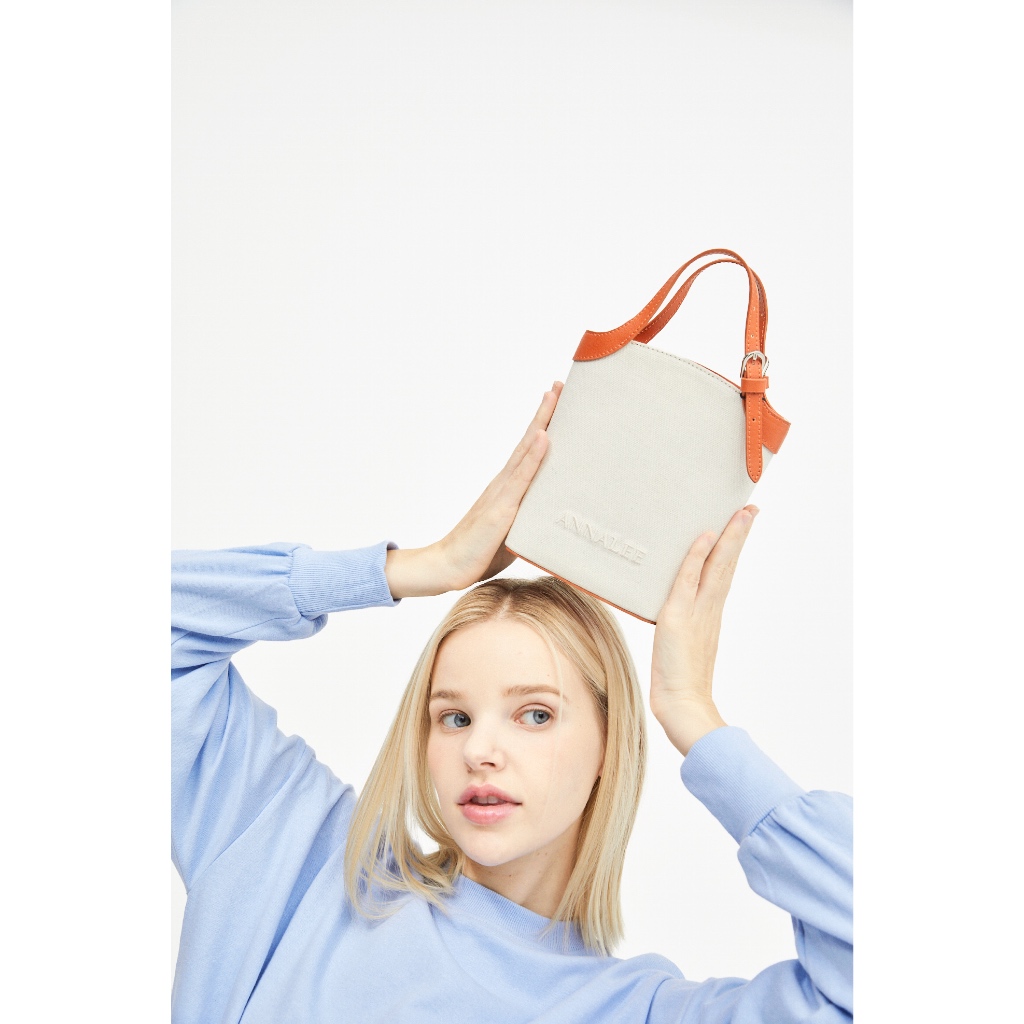 ANNALEE Aileen Canvas Bag S / Brown