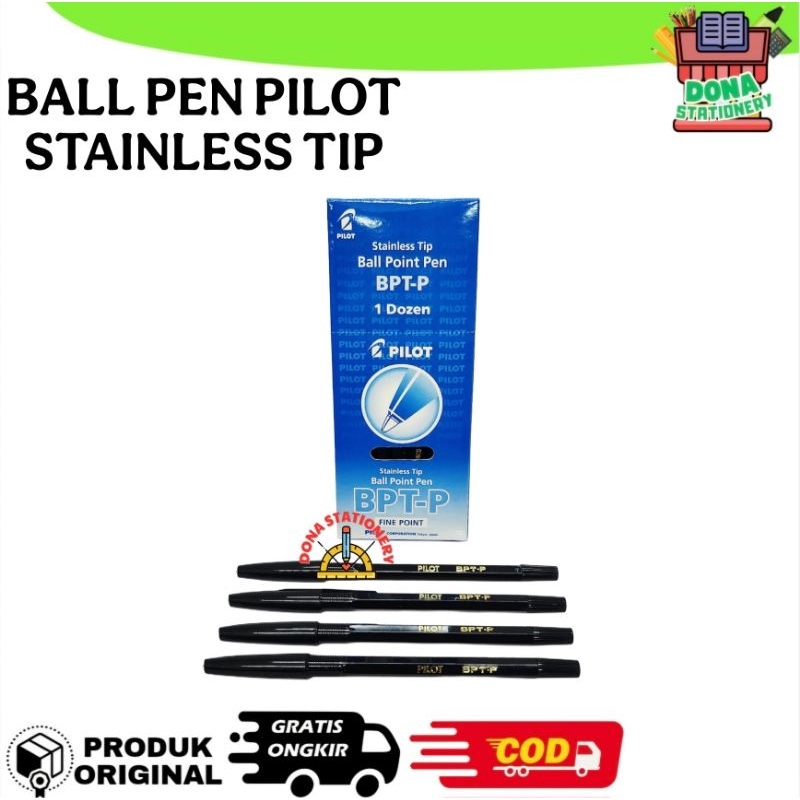 

[ PACK ] PULPEN PILOT | BALLPOINT PILOT | PULPEN PILOT BPT-P STAINLESS TIP