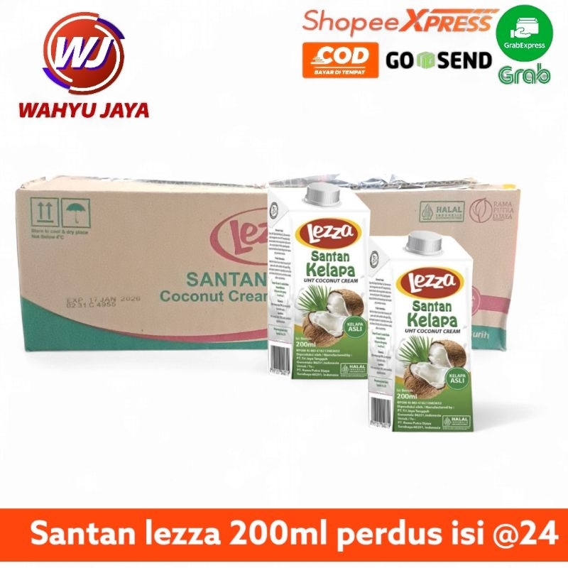 

santan cair lezza 200 ml perdus isi @24