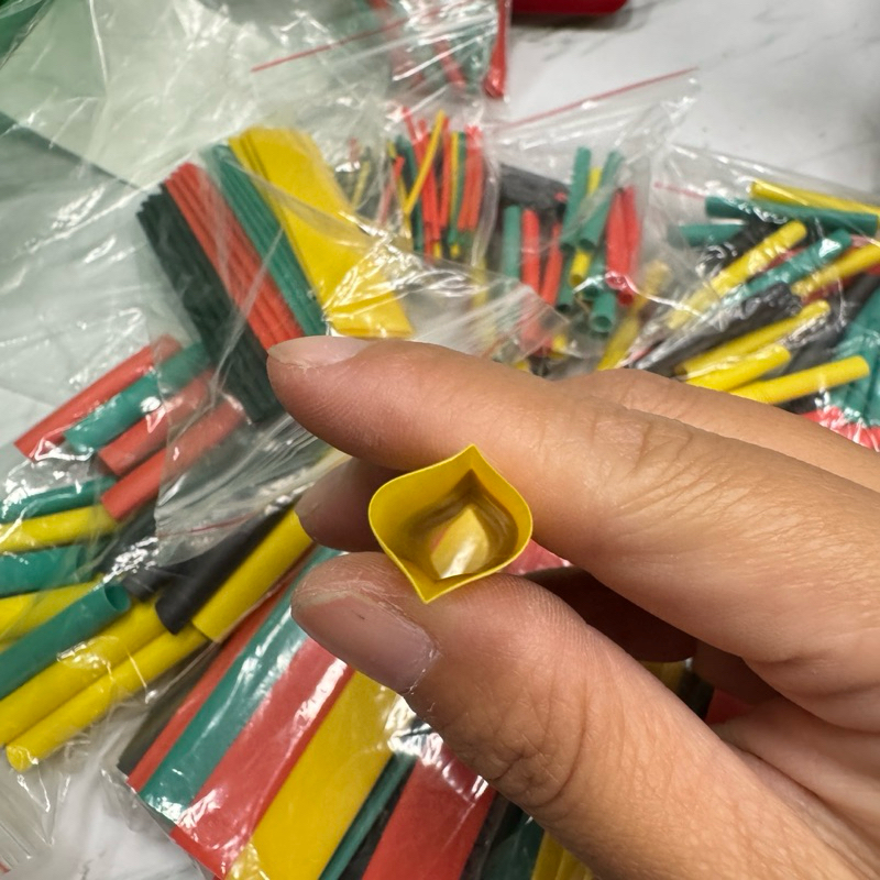 Ay00 Selongsong Pelapis Kabel Insulasi Heat Shrink Tube 328 PCS Taffware