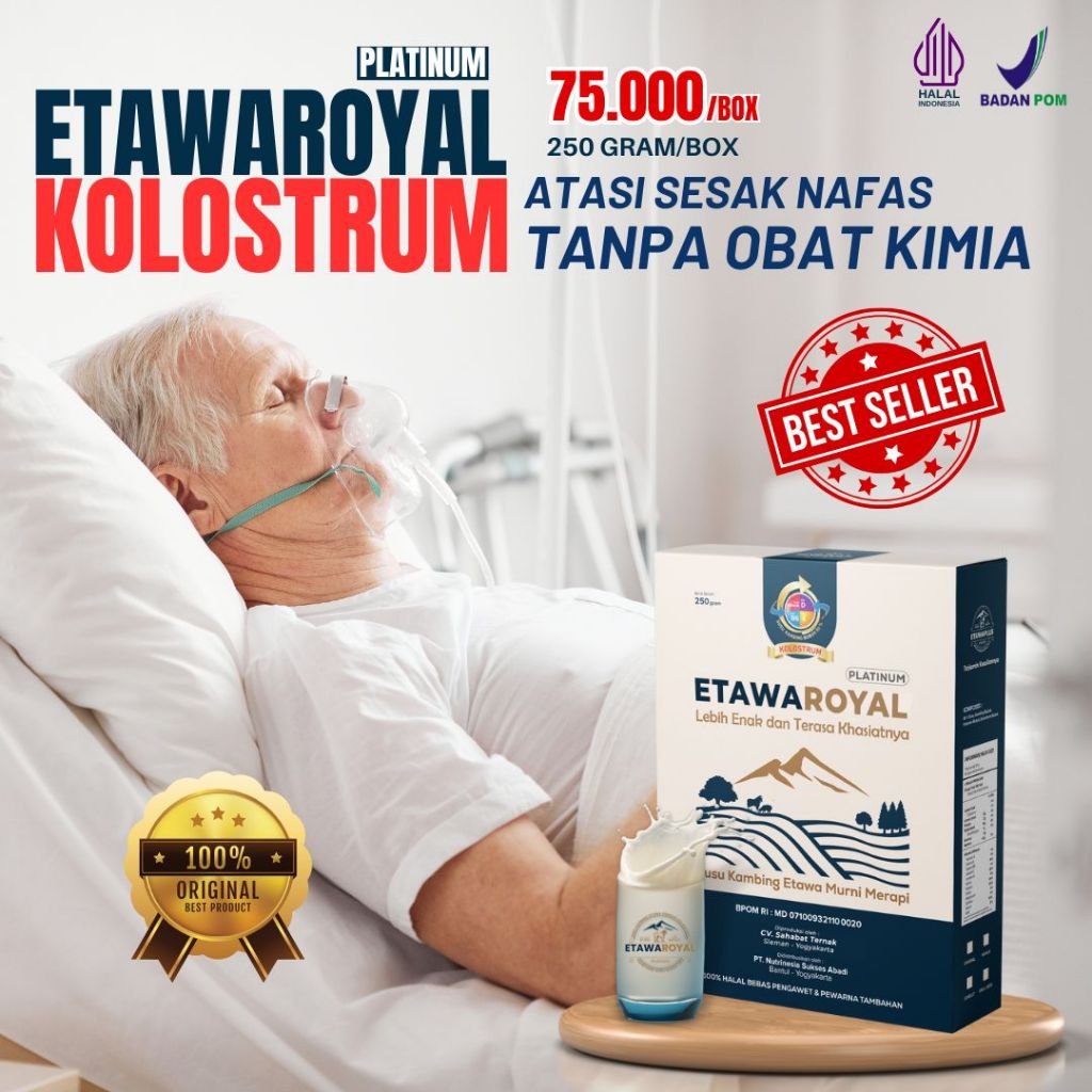 

Etawaroyal Platinum Susu Kambing Etawa Untuk Sesak Nafas, Ashma, Nyeri Sendi dan Osteoporosis 250gr