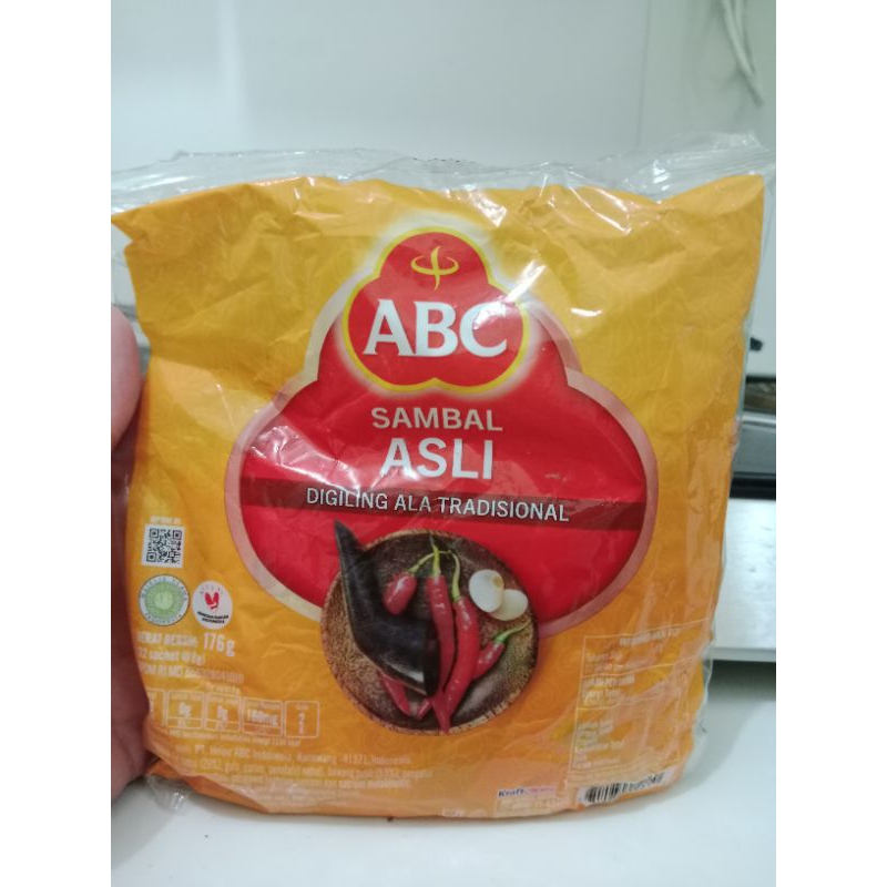 

ABC Saus Sambal Asli 1 Pack isi 22 Sachet