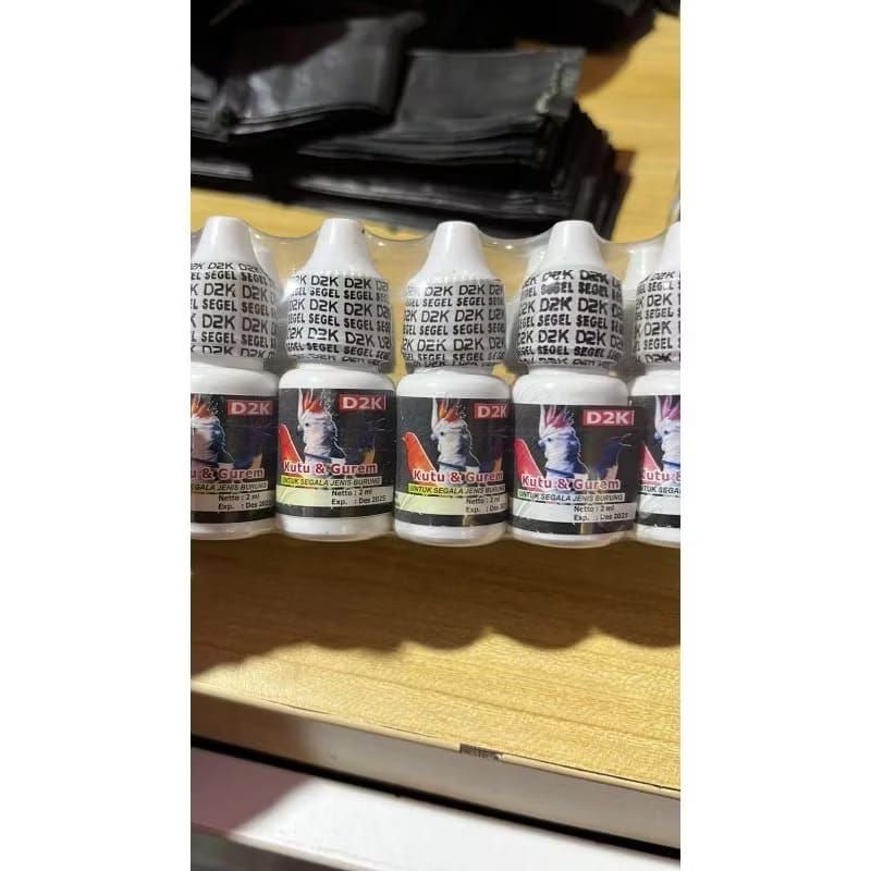 D2K Obat Kutu & Gurem Untuk Burung