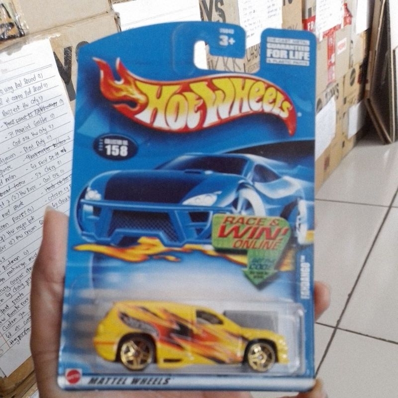 Hotwheels fandango blue card