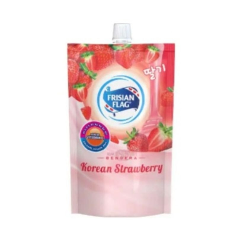 

Frisian Flag Susu Kental Manis Korean Strawberry 260G