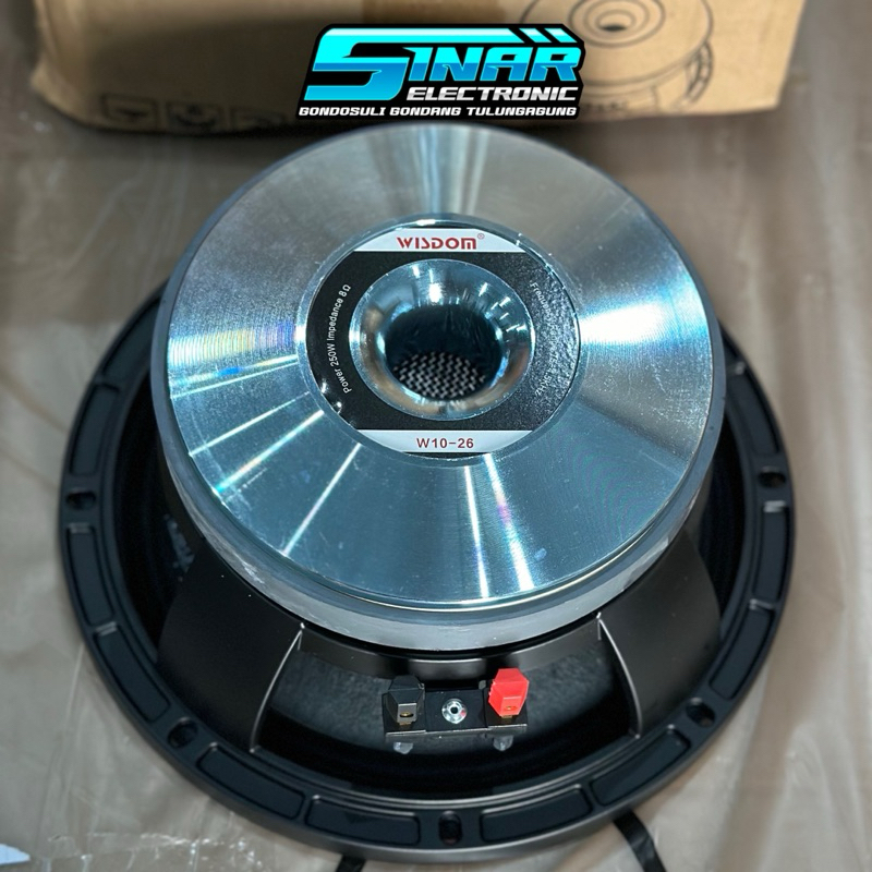 SPEAKER WISDOM W1026 l W10-26 10inch Coil 3in ORIGINAL