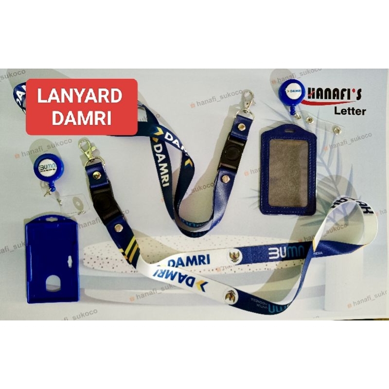 

DAMRI tali id card printing DAMRI (READY STOK) Lanyard satuan